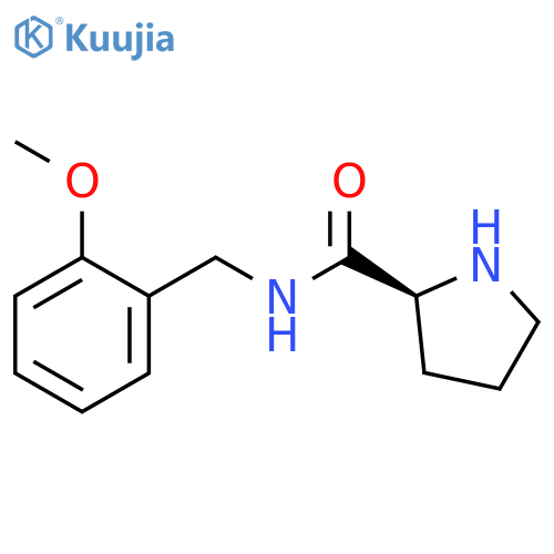 2-PYRROLIDINECARBOXAMIDE, N-[(2-METHOXYPHENYL)METHYL]-, (2S)- structure
