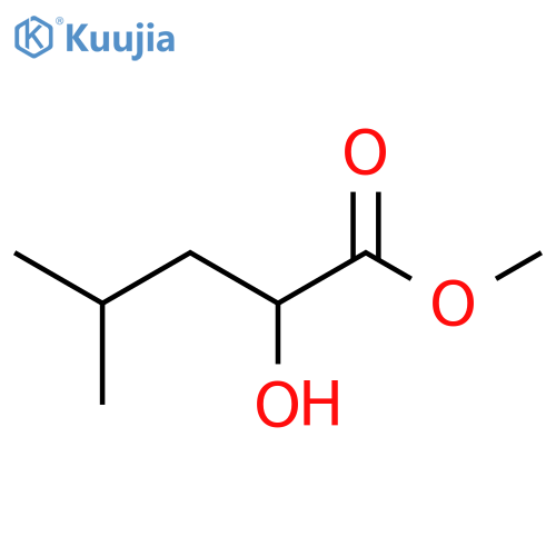 Methyl 2-hydroxy-4-methylpentanoate structure