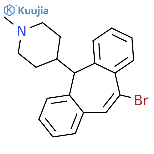 Piperidine, 4-(10-bromo-5H-dibenzo[a,d]cyclohepten-5-yl)-1-methyl- structure