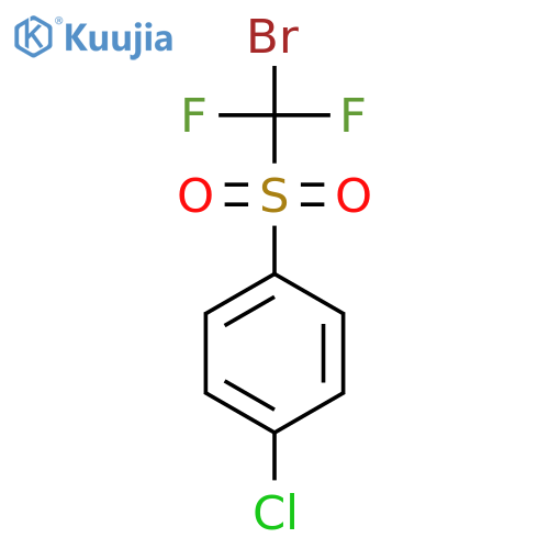 Benzene, 1-[(bromodifluoromethyl)sulfonyl]-4-chloro- structure