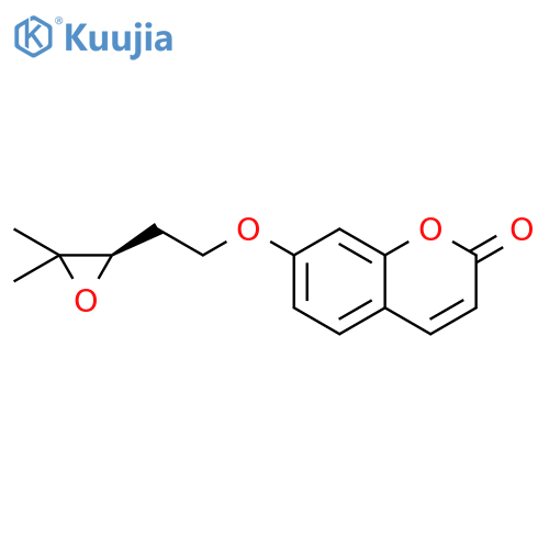 2H-1-Benzopyran-2-one, 7-[2-[(2R)-3,3-dimethyloxiranyl]ethoxy]- structure