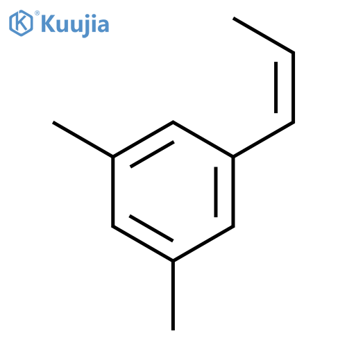 Benzene, 1,3-dimethyl-5-(1Z)-1-propenyl- structure