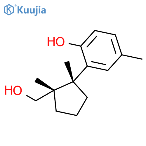 PHENOL, 2-[(1R,2S)-2-(HYDROXYMETHYL)-1,2-DIMETHYLCYCLOPENTYL]-4-METHYL- structure