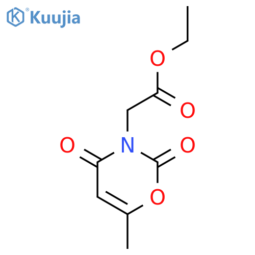 2H-1,3-OXAZINE-3(4H)-ACETIC ACID, 6-METHYL-2,4-DIOXO-, ETHYL ESTER structure