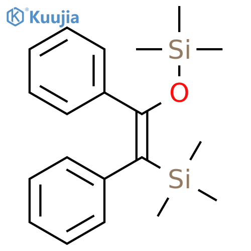 Silane, [[1,2-diphenyl-2-(trimethylsilyl)ethenyl]oxy]trimethyl- structure