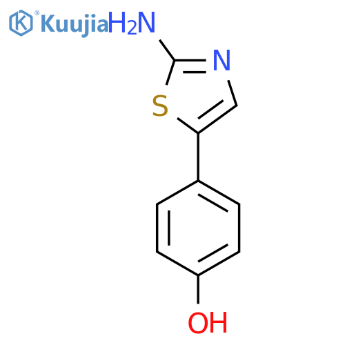 4-(2-Aminothiazol-5-yl)phenol structure