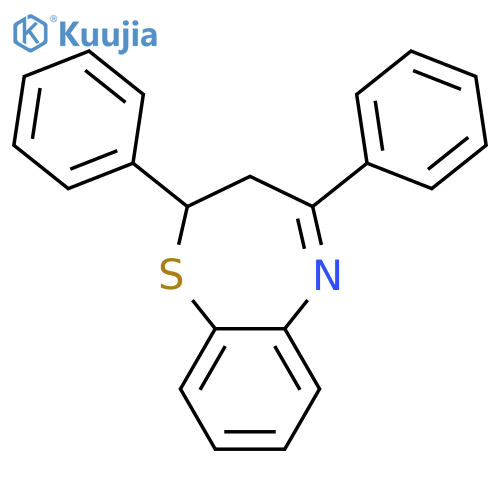 2,4-Diphenyl-2,3-dihydro-1,5-benzothiazepine structure