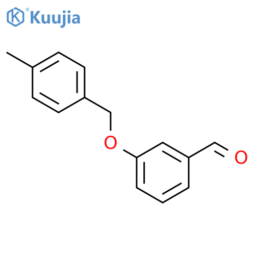 3-[(4-methylphenyl)methoxy]benzaldehyde structure