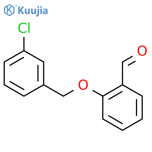 2-(3-Chlorobenzyl)oxybenzaldehyde structure