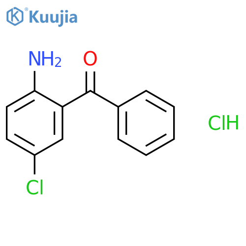 Methanone, (2-amino-5-chlorophenyl)phenyl-, hydrochloride structure