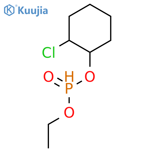 Phosphonic acid, 2-chlorocyclohexyl ethyl ester structure