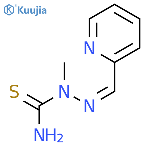 Hydrazinecarbothioamide, 1-methyl-2-(2-pyridinylmethylene)-, (2Z)- structure