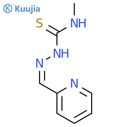 HYDRAZINECARBOTHIOAMIDE, N-METHYL-2-(2-PYRIDINYLMETHYLENE)-, (2Z)- structure