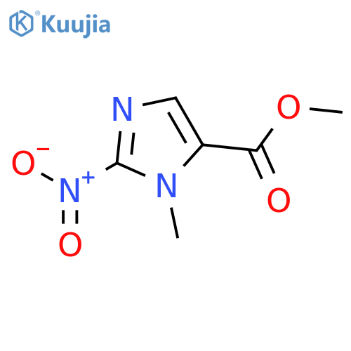 Methyl 3-methyl-2-nitro-3H-imidazole-4-carboxylate structure