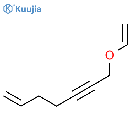 1-HEPTEN-5-YNE, 7-(ETHENYLOXY)- structure