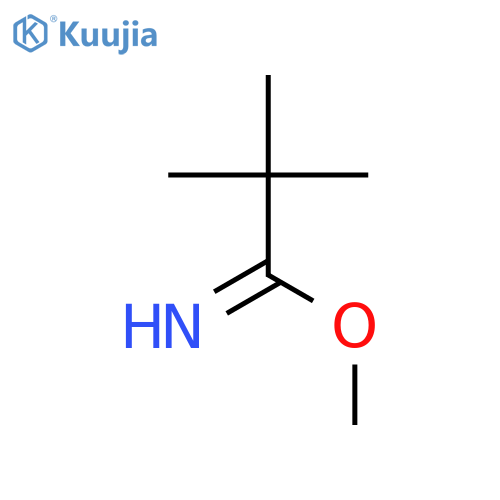 Propanimidic acid, 2,2-dimethyl-, methyl ester structure