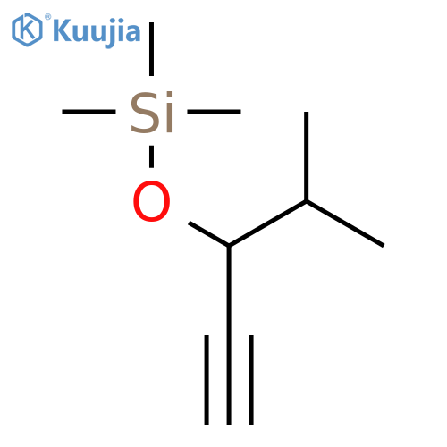 SILANE, TRIMETHYL[[1-(1-METHYLETHYL)-2-PROPYNYL]OXY]- structure