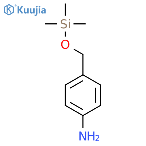 4-{(trimethylsilyl)oxymethyl}aniline structure