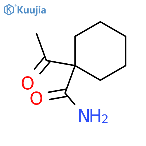 Cyclohexanecarboxamide,1-acetyl- structure