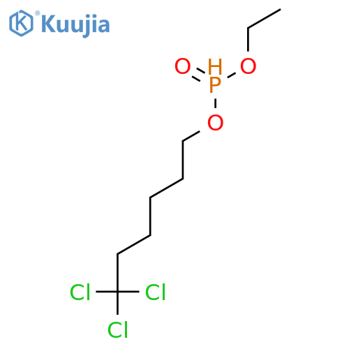 Phosphonic acid, ethyl 6,6,6-trichlorohexyl ester structure