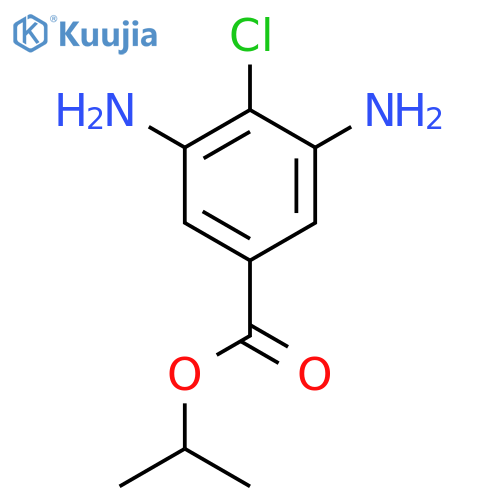 Isopropyl 3,5-diamino-4-chlorobenzoate structure