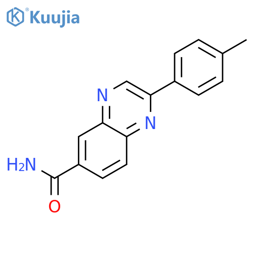 6-QUINOXALINECARBOXAMIDE, 2-(4-METHYLPHENYL)- structure