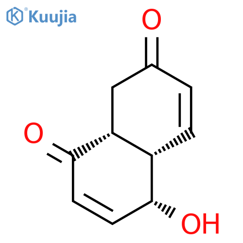 1,7-Naphthalenedione, 4,4a,8,8a-tetrahydro-4-hydroxy-, (4R,4aS,8aR)- structure