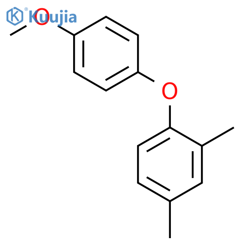 Benzene, 1-(4-methoxyphenoxy)-2,4-dimethyl- structure