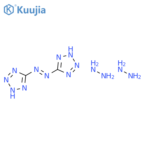 1H-TETRAZOLE, 5,5'-AZOBIS-, COMPD. WITH HYDRAZINE (1:2) structure