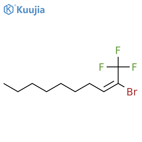 2-Decene, 2-bromo-1,1,1-trifluoro-, (2E)- structure