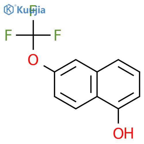 1-NAPHTHALENOL, 6-(TRIFLUOROMETHOXY)- structure