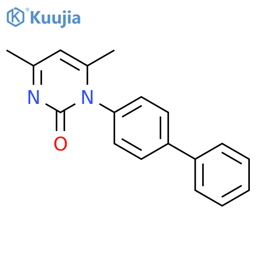2(1H)-Pyrimidinone, 1-[1,1'-biphenyl]-4-yl-4,6-dimethyl- structure