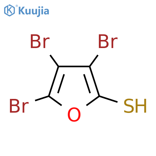 2-FURANTHIOL, 3,4,5-TRIBROMO- structure