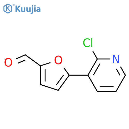 2-FURANCARBOXALDEHYDE, 5-(2-CHLORO-3-PYRIDINYL)- structure