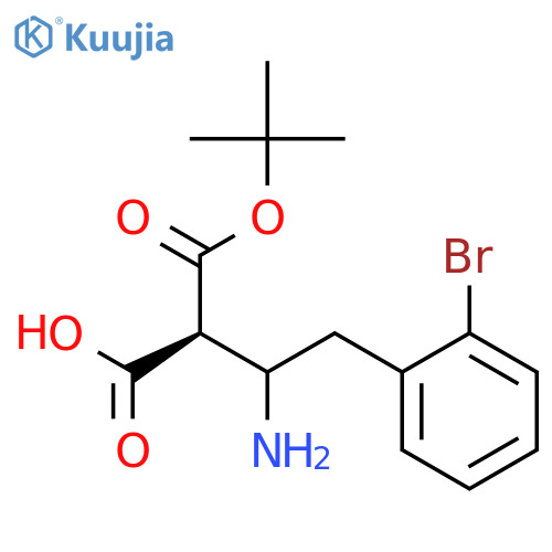 Boc-b-HoPhe(2-Br)-OH structure