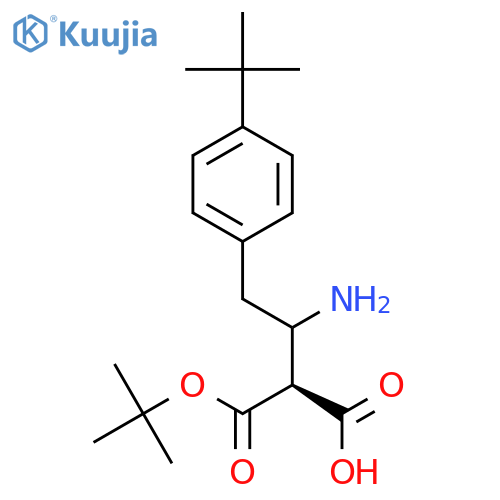 Benzenebutanoic acid, b-[[(1,1-dimethylethoxy)carbonyl]amino]-4-(1,1-dimethylethyl)-,(bS)- structure