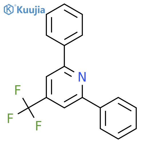 Pyridine, 2,6-diphenyl-4-(trifluoromethyl)- structure