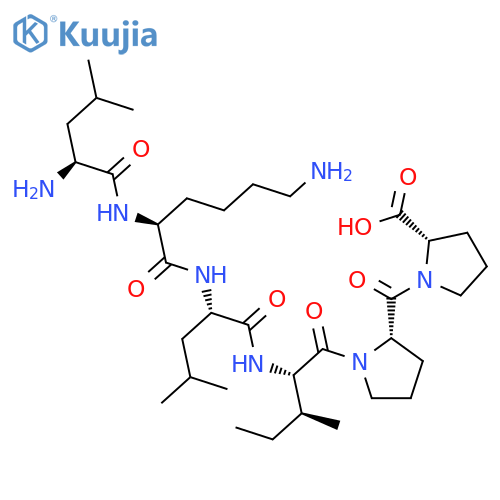L-PROLINE, L-LEUCYL-L-LYSYL-L-LEUCYL-L-ISOLEUCYL-L-PROLYL- structure