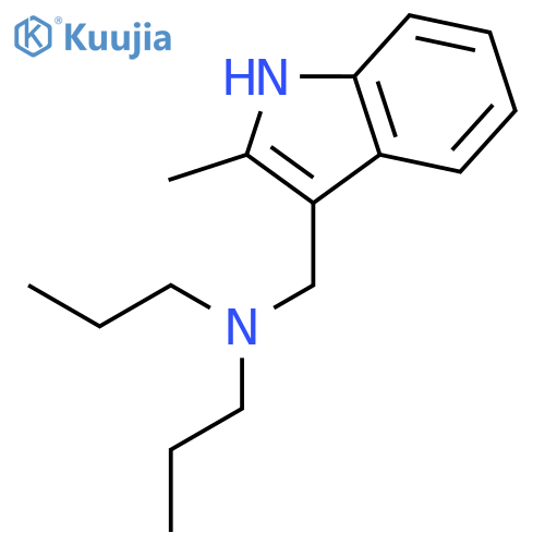1H-Indole-3-methanamine, 2-methyl-N,N-dipropyl- structure