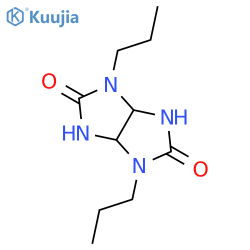 IMIDAZO[4,5-D]IMIDAZOLE-2,5(1H,3H)-DIONE, TETRAHYDRO-1,4-DIPROPYL- structure