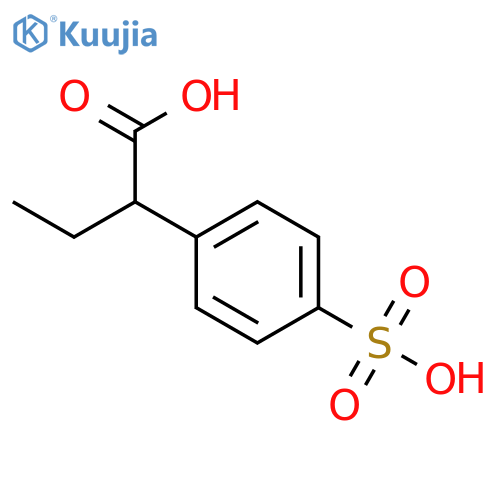 BUTANOIC ACID, (4-SULFOPHENYL)- structure