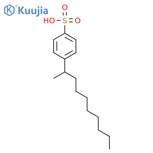 Benzenesulfonic acid, 4-sec-decyl- structure