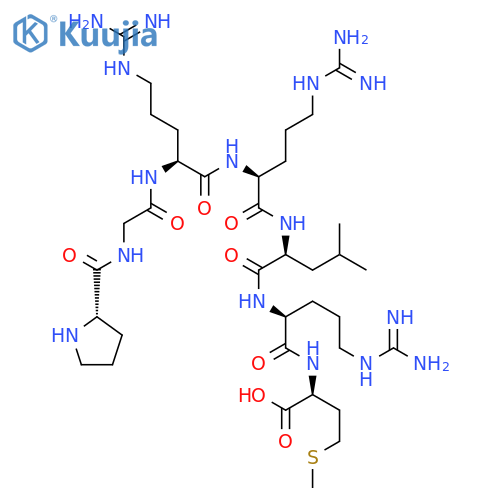 L-Methionine, L-prolylglycyl-L-arginyl-L-arginyl-L-leucyl-L-arginyl- structure
