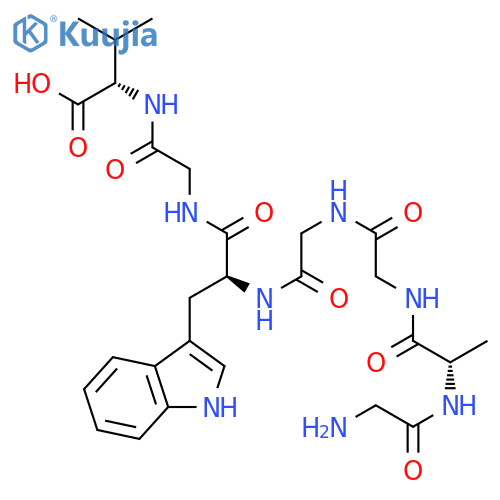 L-VALINE, GLYCYL-L-ALANYLGLYCYLGLYCYL-L-TRYPTOPHYLGLYCYL- structure