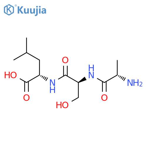 L-Leucine, L-alanyl-L-seryl- structure