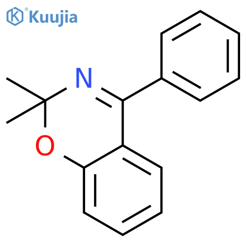 2H-1,3-Benzoxazine, 2,2-dimethyl-4-phenyl- structure