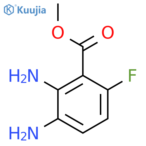 Methyl 2,3-diamino-6-fluorobenzoate structure