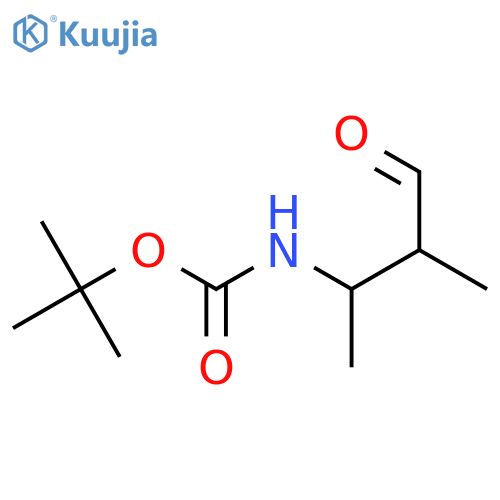 Carbamic acid,(1,2-dimethyl-3-oxopropyl)-, 1,1-dimethylethyl ester (9CI) structure