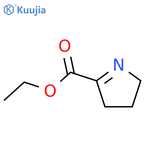 2H-Pyrrole-5-carboxylicacid, 3,4-dihydro-, ethyl ester structure