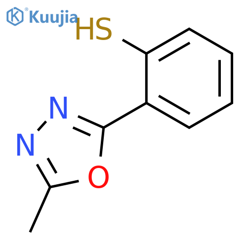 Benzenethiol, 2-(5-methyl-1,3,4-oxadiazol-2-yl)- structure